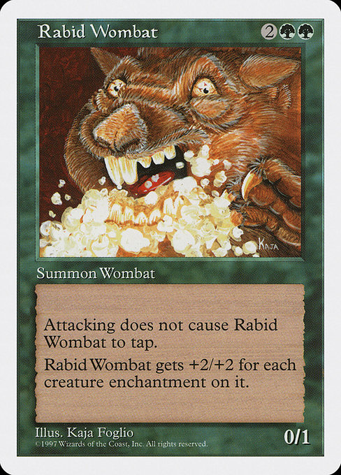 Rabid Wombat (319) - Fifth Edition - Game On
