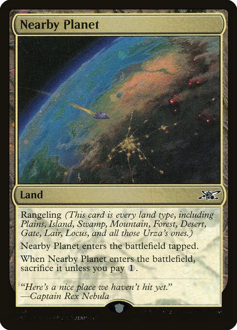 Nearby Planet (484) (Foil) - Unfinity - Game On