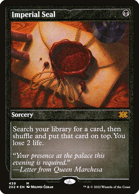Imperial Seal (439) (Etched) - Double Masters 2022 - Game On