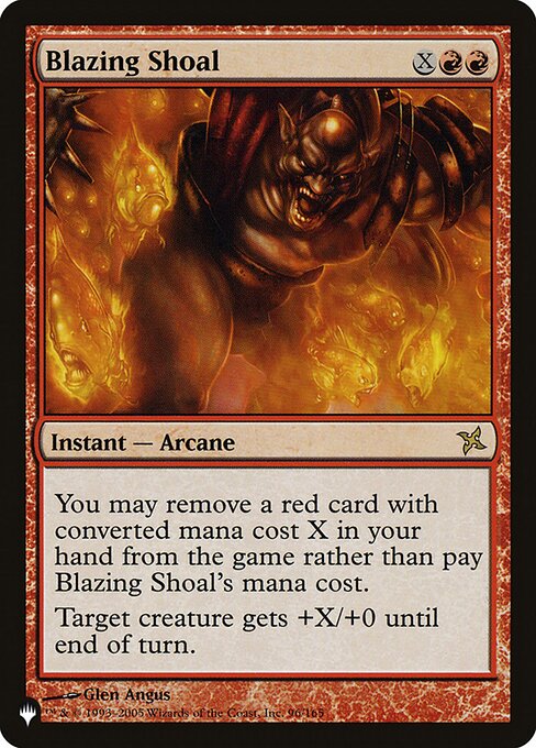 Blazing Shoal (BOK-96) - The List - Game On