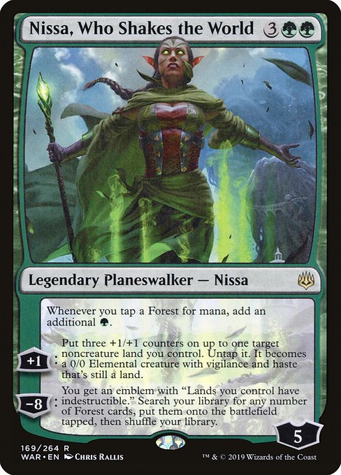 Nissa, Who Shakes the World (169) (Foil) - War of the Spark - Game On