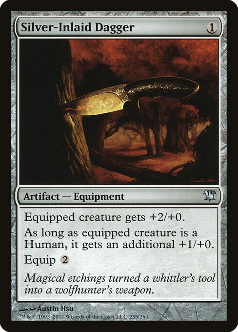 Silver-Inlaid Dagger (233) - Innistrad - Game On