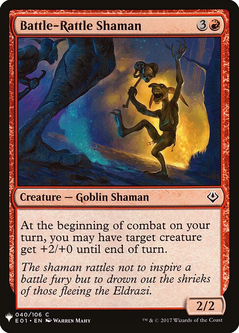 Battle-Rattle Shaman (E01-40) - The List - Game On