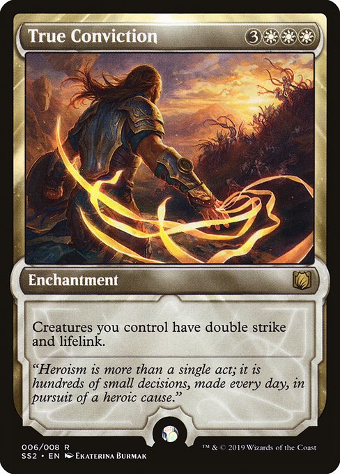 True Conviction (6) (Foil) - Signature Spellbook: Gideon - Game On