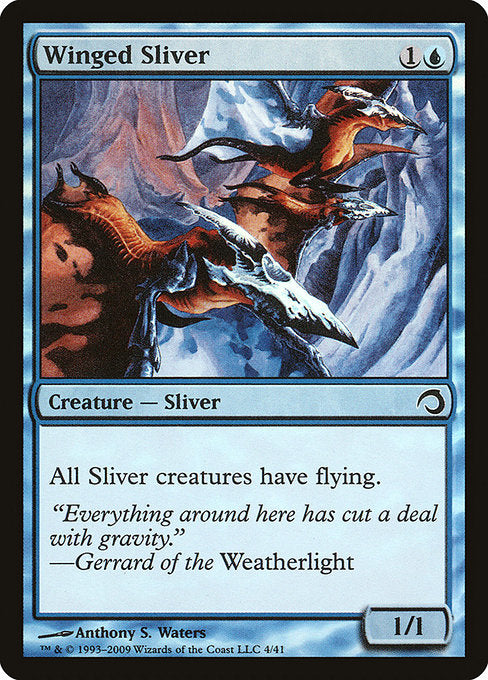 Winged Sliver (4) (Foil) - Premium Deck Series: Slivers - Game On