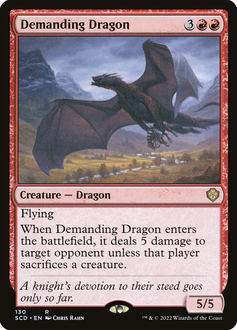 Demanding Dragon (130) - Starter Commander Decks - Game On