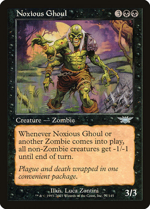 Noxious Ghoul (77) (Foil) - Legions - Game On