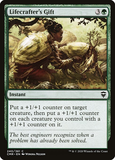 Lifecrafter's Gift (240) (Foil) - Commander Legends - Game On