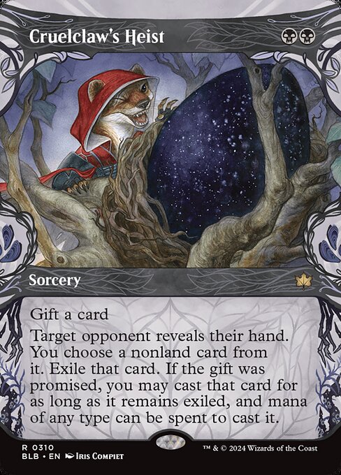 Cruelclaw's Heist (310) - BORDERLESS (Foil) - Bloomburrow - Game On