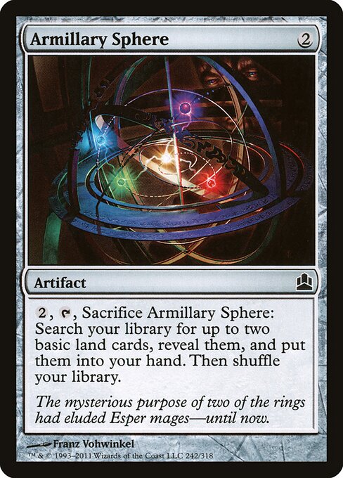 Armillary Sphere (242) - Commander 2011 - Game On