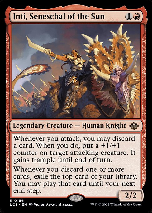Inti, Seneschal of the Sun (156) (Foil) - The Lost Caverns of Ixalan - Game On
