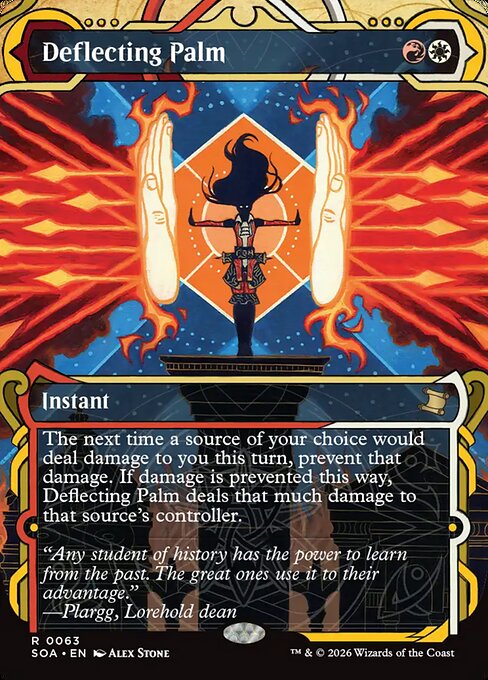 Deflecting Palm (63) - BORDERLESS - Secrets of Strixhaven Mystical Archive - Game On