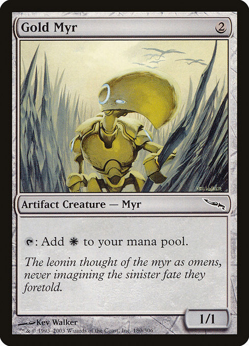 Gold Myr (180) - Mirrodin - Game On