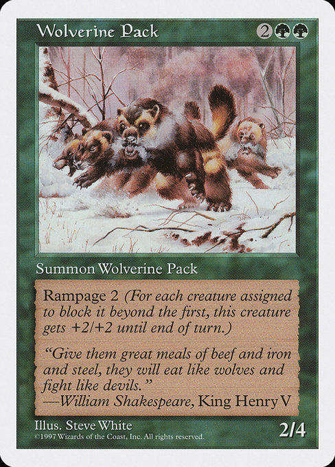 Wolverine Pack (344) - Fifth Edition - Game On