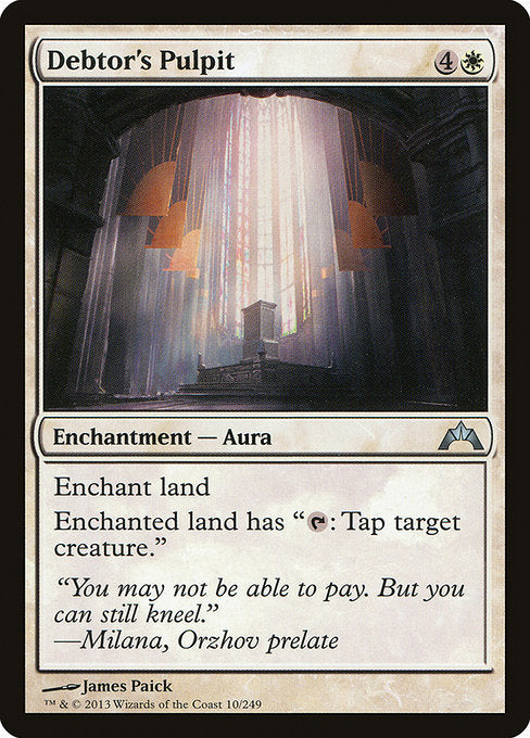 Debtor's Pulpit (10) (Foil) - Gatecrash - Game On