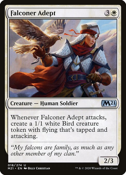 Falconer Adept (18) - Core Set 2021 - Game On