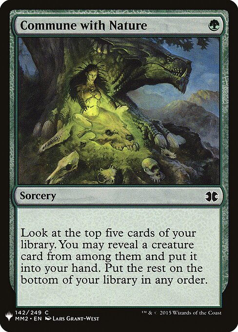 Commune with Nature (MM2-142) - The List - Game On