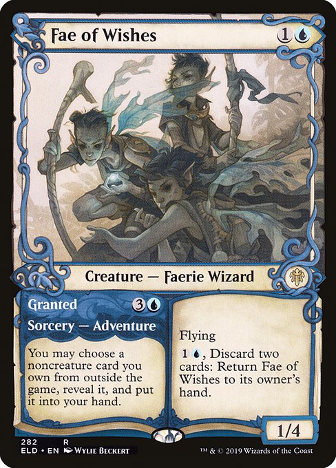 Fae of Wishes // Granted (282) - SHOWCASE (Foil) - Throne of Eldraine - Game On