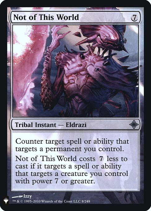 Not of This World (ROE-8) (Foil) - The List - Game On