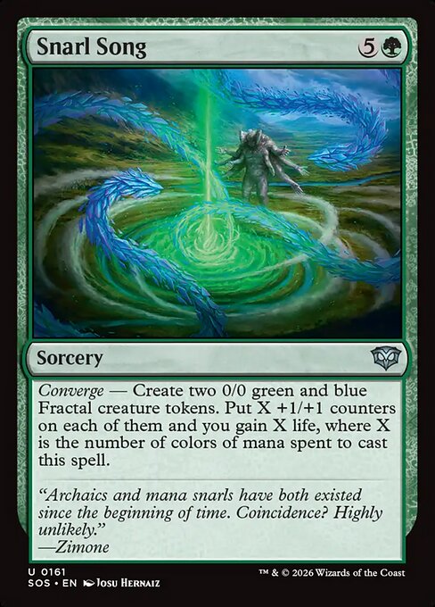 Snarl Song (161) (Foil) - Secrets of Strixhaven - Game On