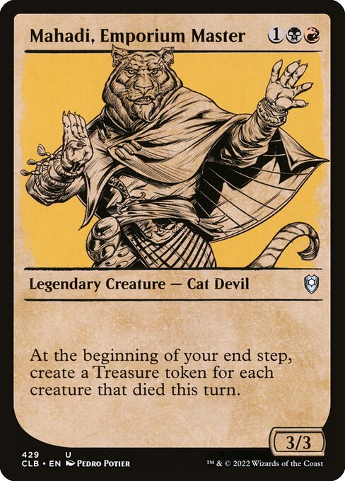 Mahadi, Emporium Master (429) - SHOWCASE (Foil) - Commander Legends: Battle for Baldur's Gate - Game On