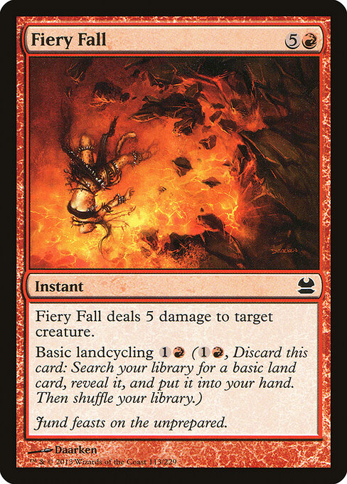 Fiery Fall (113) (Foil) - Modern Masters - Game On
