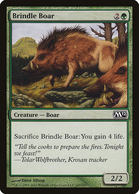 Brindle Boar (167) - Magic 2012 - Game On