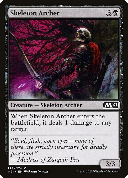 Skeleton Archer (123) - Core Set 2021 - Game On