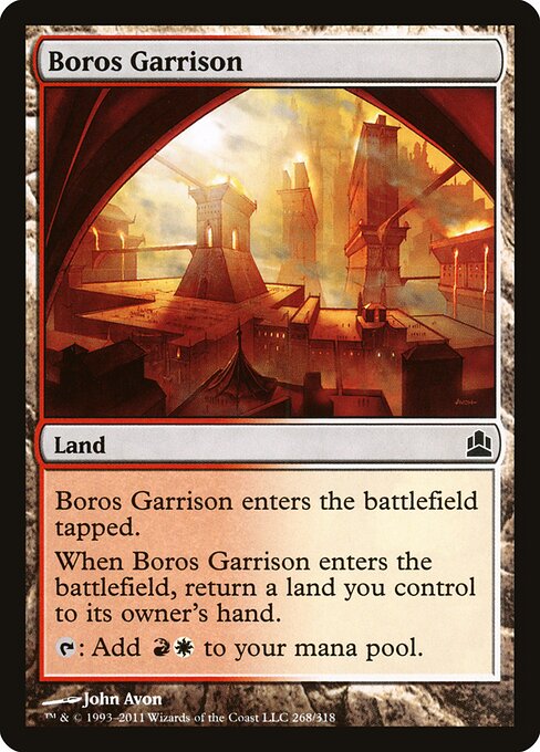 Boros Garrison (268) - Commander 2011 - Game On