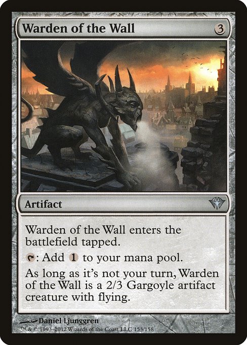 Warden of the Wall (153) (Foil) - Dark Ascension - Game On
