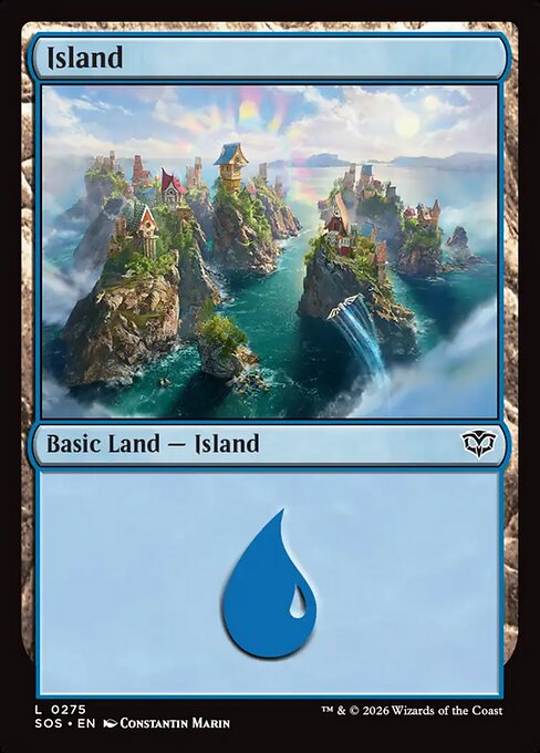 Island (275) (Foil) - Secrets of Strixhaven - Game On