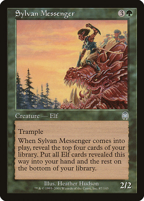 Sylvan Messenger (87) (Foil) - Apocalypse - Game On