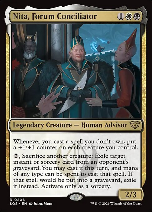 Nita, Forum Conciliator (206) (Foil) - Secrets of Strixhaven - Game On