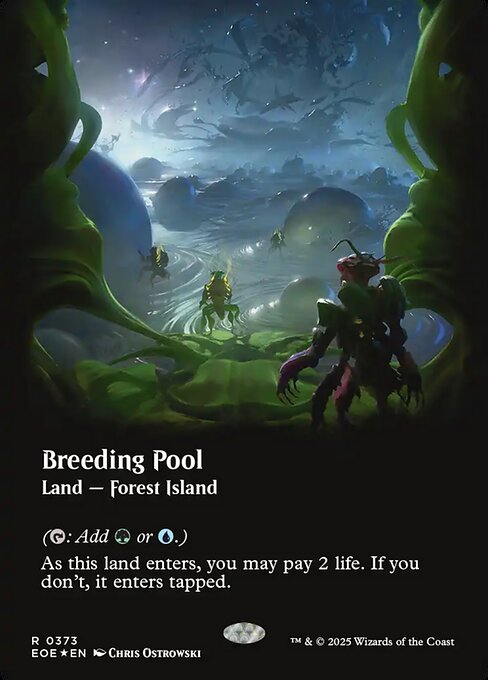 Breeding Pool (373) - BORDERLESS (Foil) - Edge of Eternities - Game On