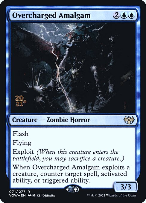 Overcharged Amalgam (71s) (Foil) - Innistrad: Crimson Vow Promos - Game On