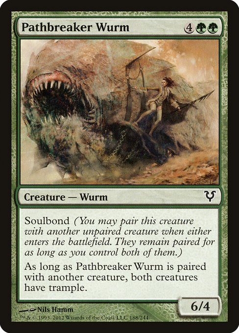 Pathbreaker Wurm (188) (Foil) - Avacyn Restored - Game On