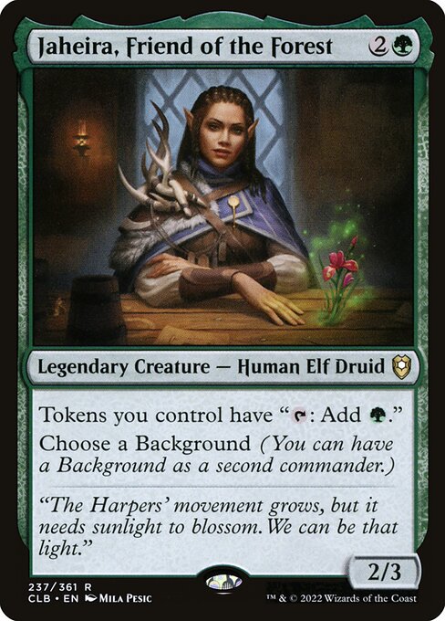 Jaheira, Friend of the Forest (237) (Foil) - Commander Legends: Battle for Baldur's Gate - Game On
