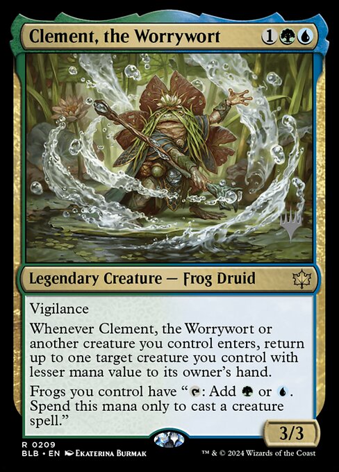 Clement, the Worrywort (209p) - Bloomburrow Promos - Game On