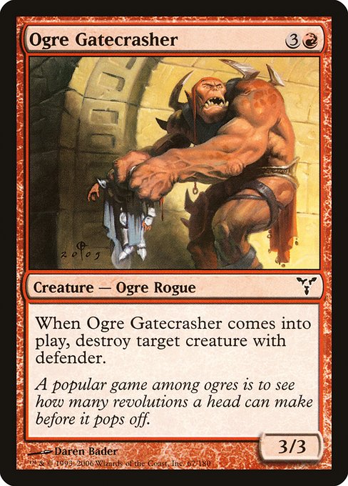Ogre Gatecrasher (67) (Foil) - Dissension - Game On
