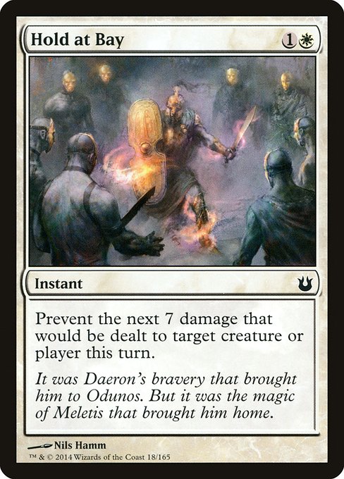 Hold at Bay (18) (Foil) - Born of the Gods - Game On