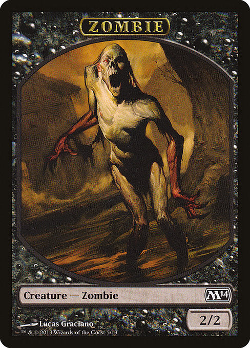 Zombie (5) - Magic 2014 Tokens - Game On