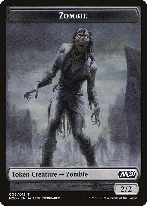 Zombie (6) - FULL ART - Core Set 2020 Tokens - Game On