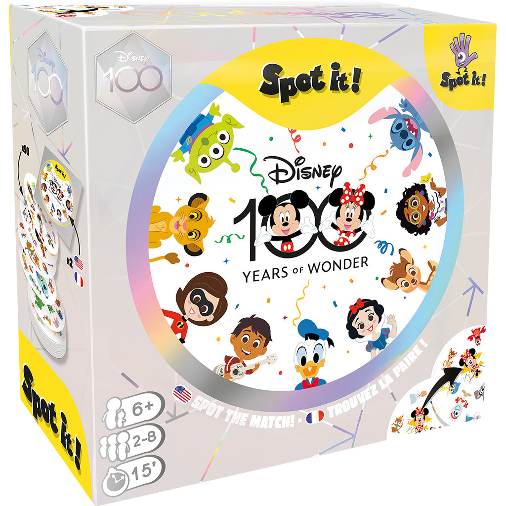 Spot It! Disney 100th Anniversary Edition - Kids - Game On