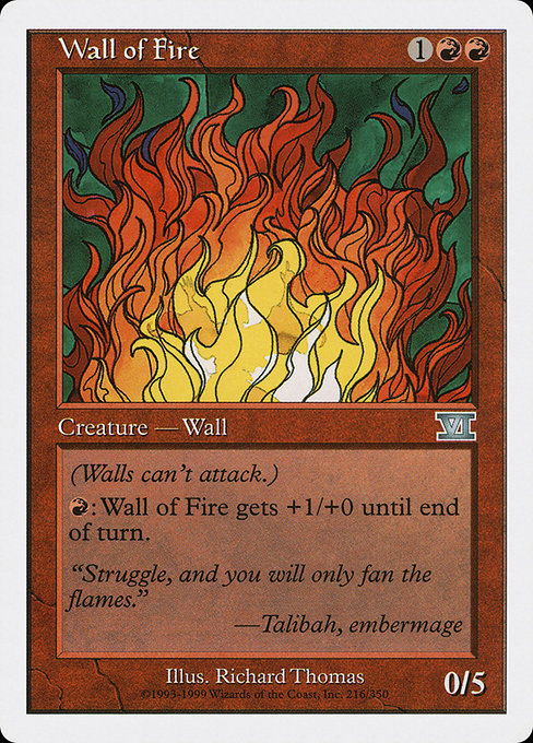 Wall of Fire (216) - Classic Sixth Edition - Game On