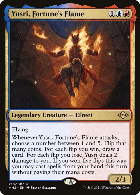 Yusri, Fortune's Flame (218) (Foil) - Modern Horizons 2 - Game On