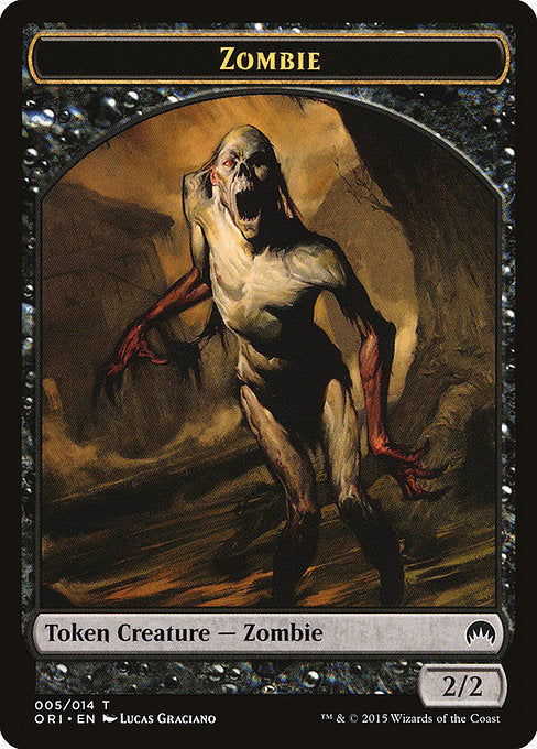 Zombie (5) - Magic Origins Tokens - Game On