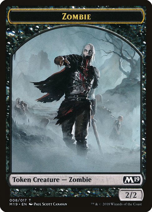 Zombie (8) - Core Set 2019 Tokens - Game On