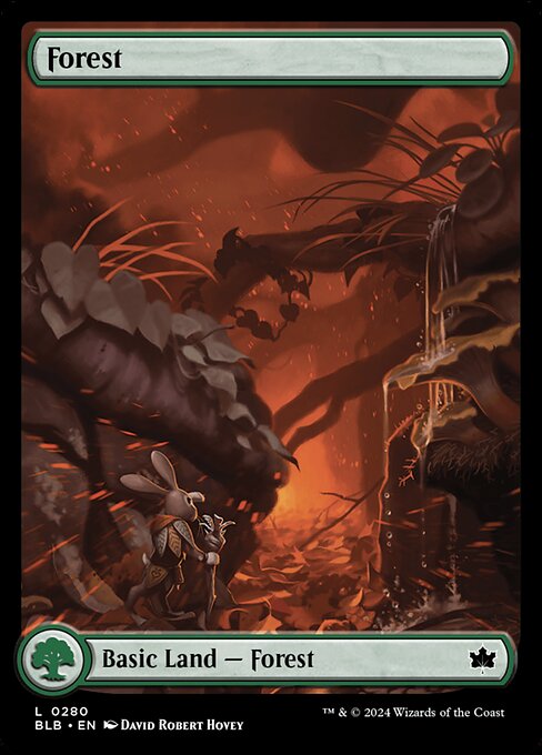 Forest (280) - FULL ART (Foil) - Bloomburrow - Game On