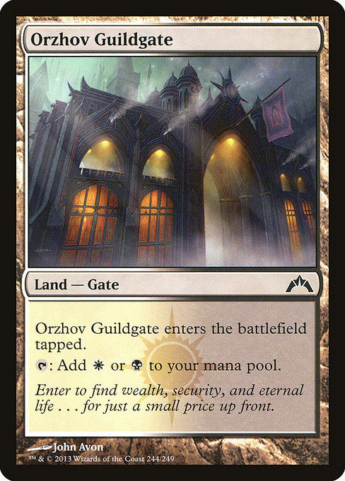Orzhov Guildgate (244) - Gatecrash - Game On