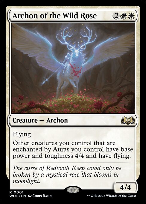 Archon of the Wild Rose (1) (Foil) - Wilds of Eldraine - Game On
